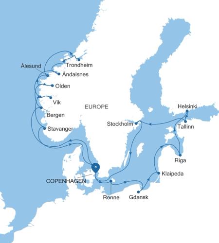 Copenhagen to Copenhagen