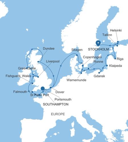 Southampton to Stockholm