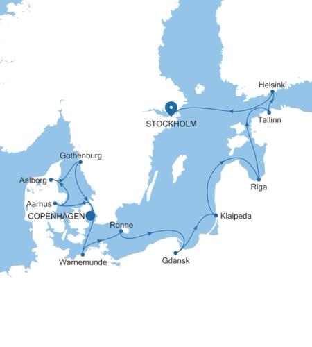Copenhagen to Stockholm