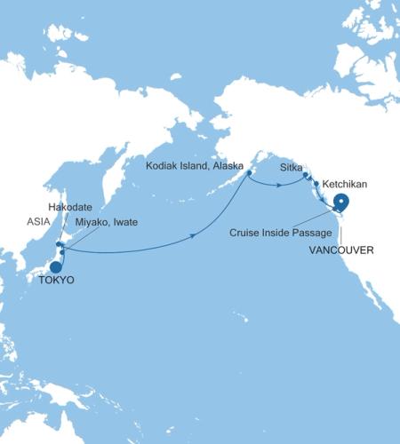 Tokyo to Vancouver