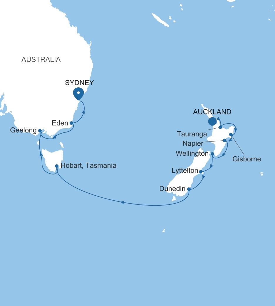 AUCKLAND TO SYDNEY