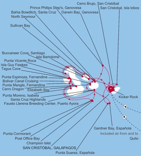 San Cristóbal, Galapagos to San Cristóbal, Galapagos