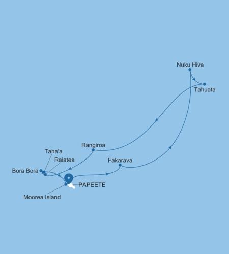 Papeete (Tahiti) to Papeete (Tahiti)