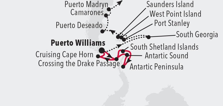 Puerto Williams nach Puerto Williams