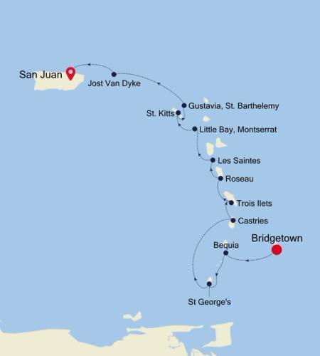 Bridgetown to San Juan