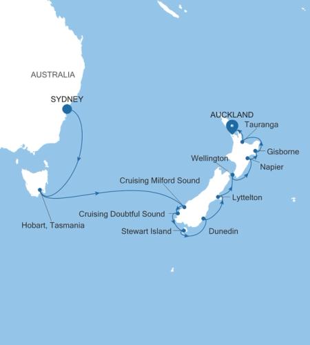 Sydney to Auckland