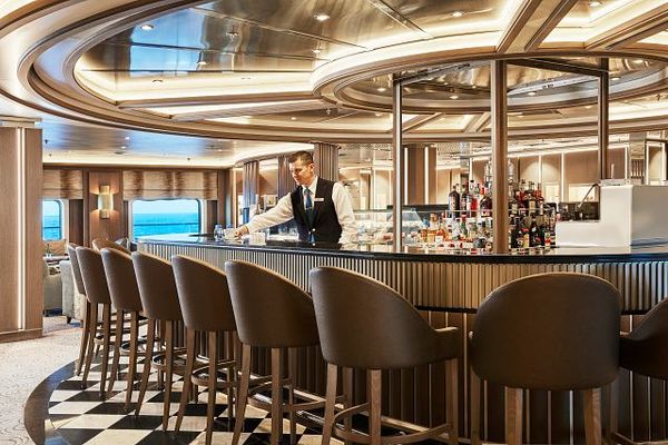 Atrium an Bord der Silver Whisper