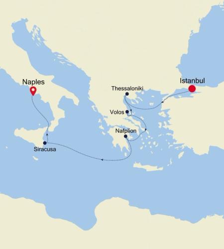 Istanbul to Naples