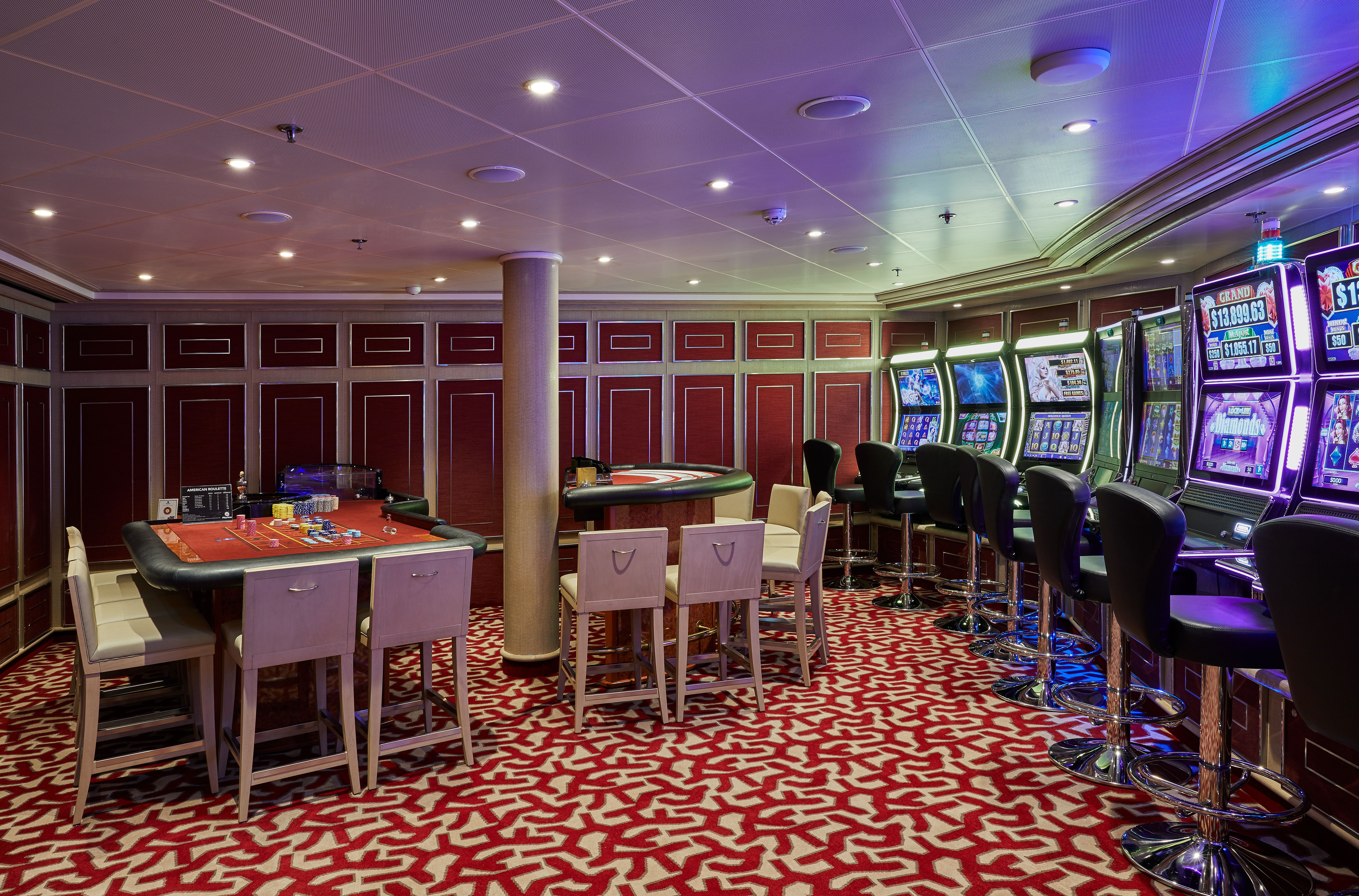 Casino & Unterhaltung an Bord der Silver Shadow
