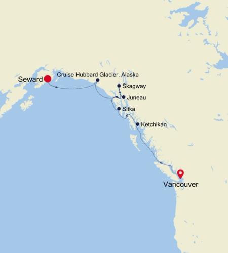 Seward (Anchorage, Alaska) nach Vancouver