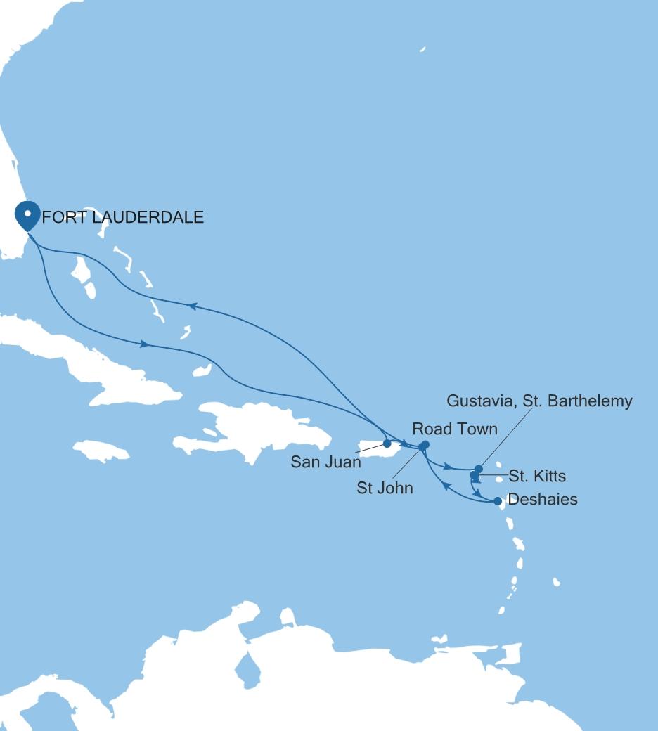FORT LAUDERDALE, FLORIDA TO FORT LAUDERDALE, FLORIDA