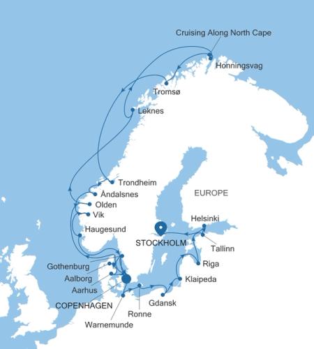 Copenhagen to Stockholm