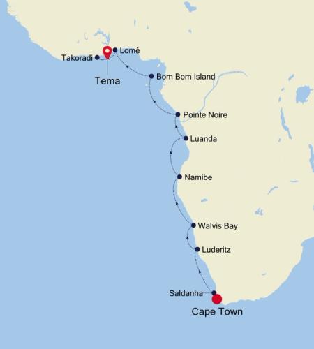 Cape Town to Tema (Accra)