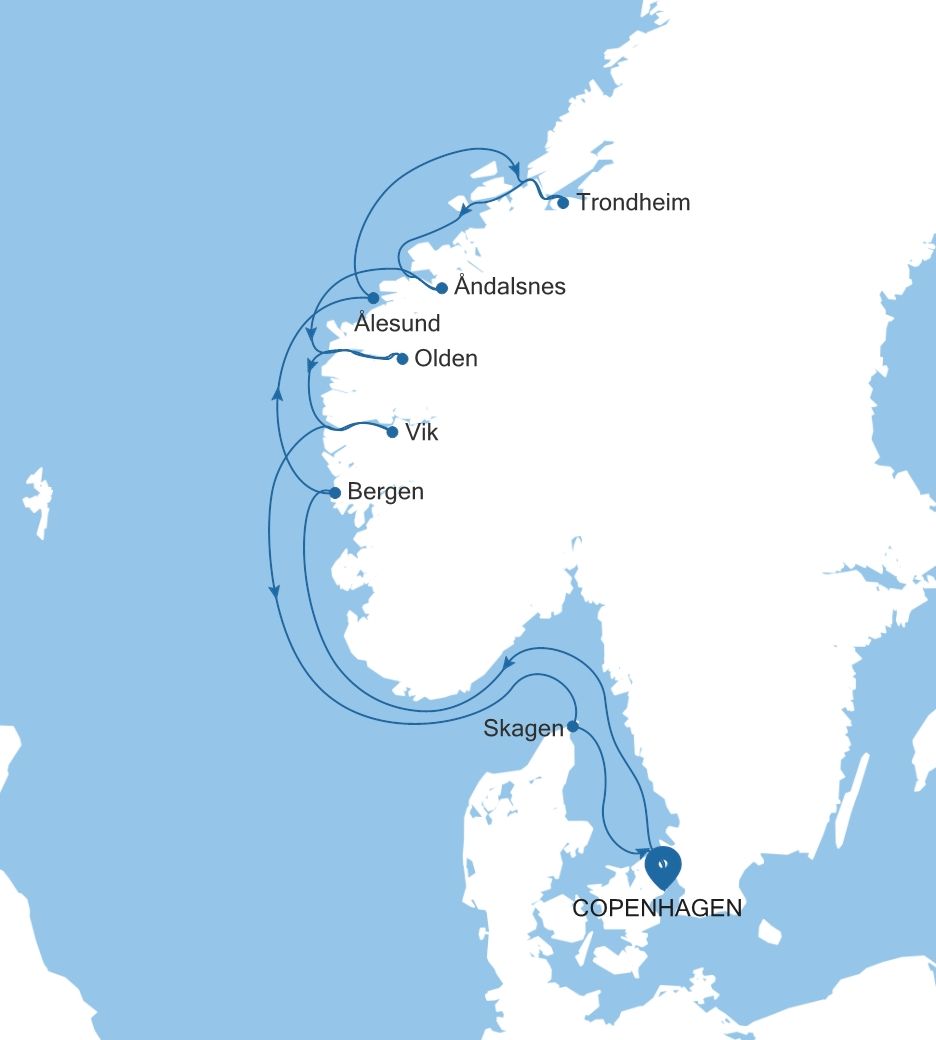 Cruise from Copenhagen to Copenhagen - DA260611010 | Silversea