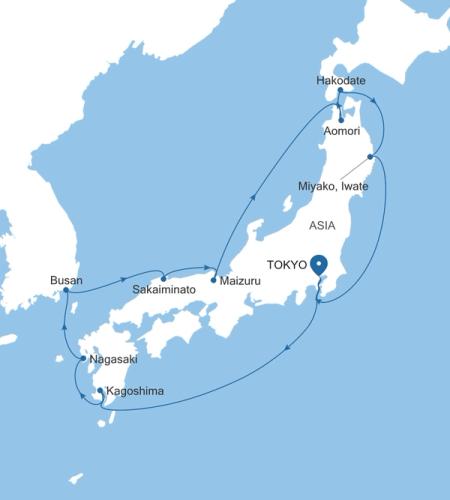 Tokyo to Tokyo