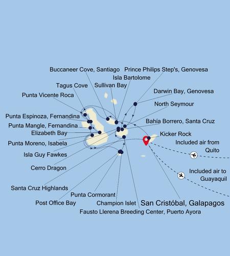 San Cristóbal, Galapagos a San Cristóbal, Galapagos