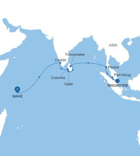 Singapore nach Mahe