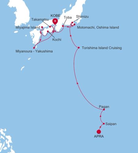 Apra to Kobe