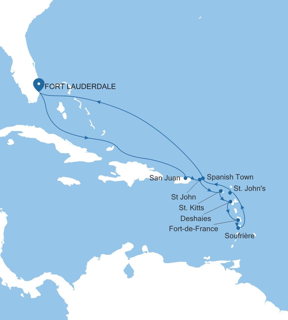 FORT LAUDERDALE, FLORIDA TO FORT LAUDERDALE, FLORIDA