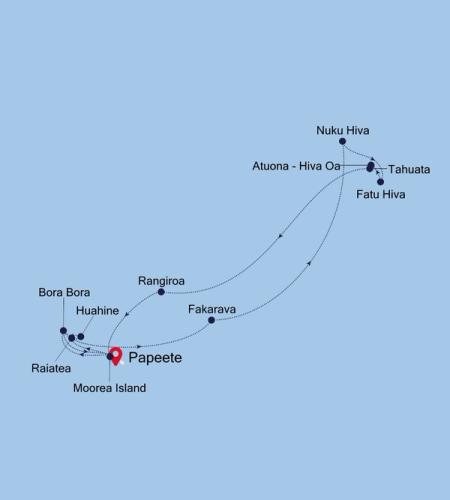 Papeete (Tahiti) to Papeete (Tahiti)