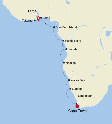 Cape Town to Tema (Accra)