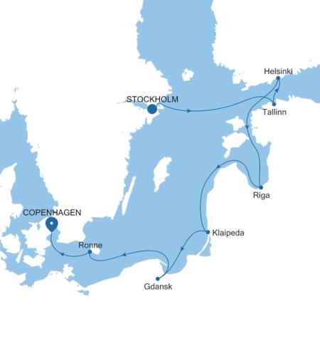 Stockholm nach Copenhagen