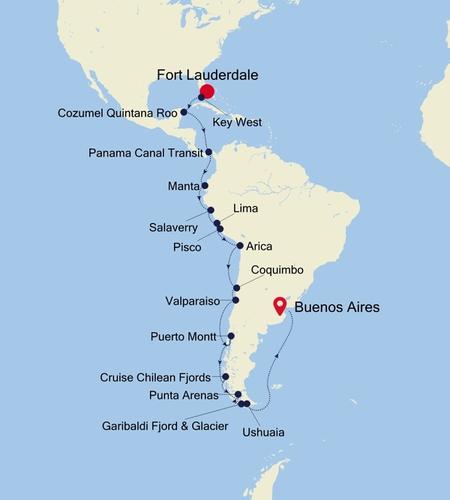 Fort Lauderdale, Florida to Buenos Aires