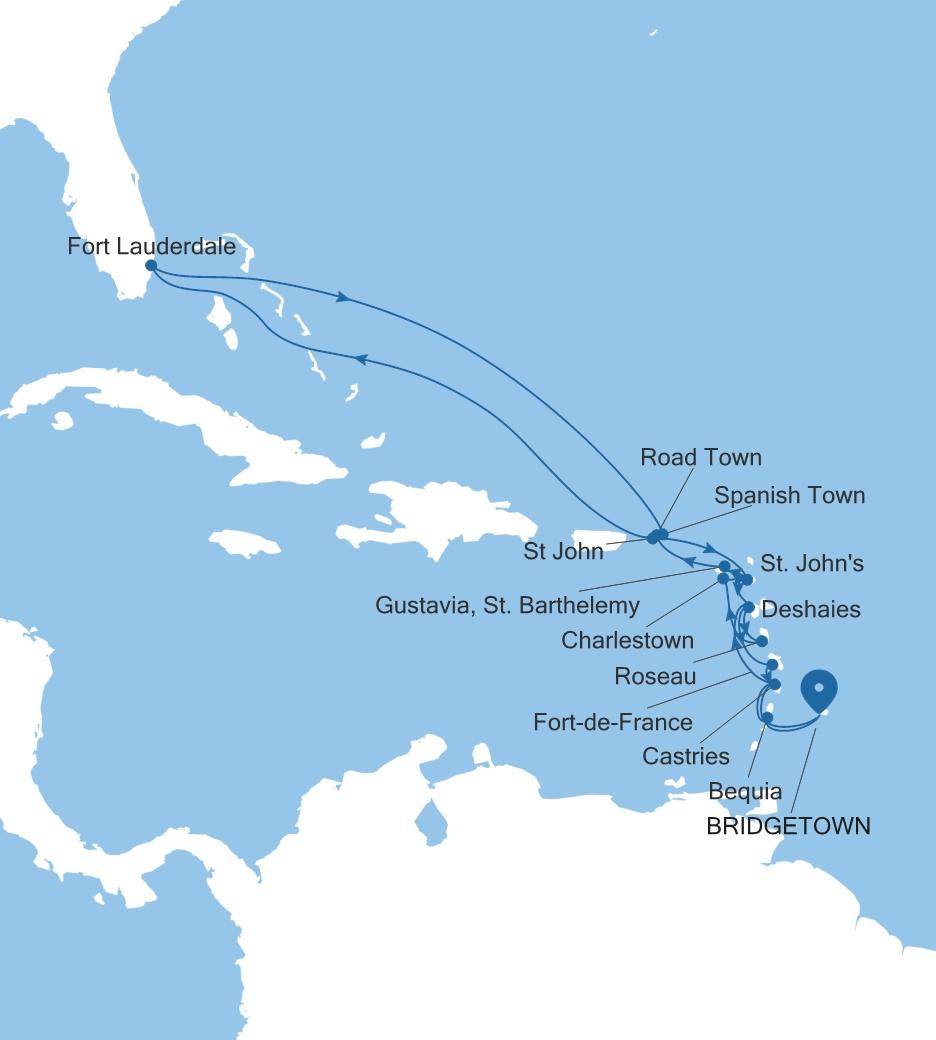 BRIDGETOWN TO BRIDGETOWN