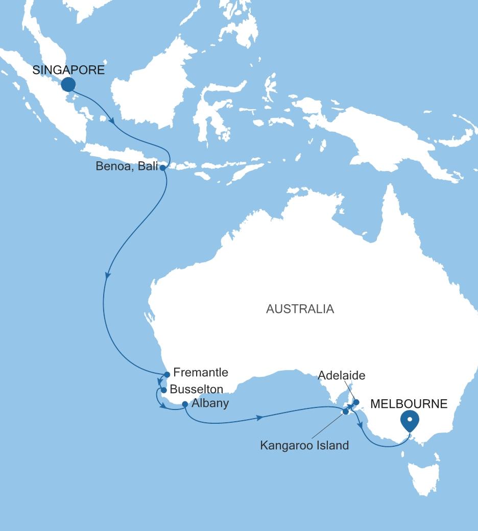 SINGAPORE TO MELBOURNE