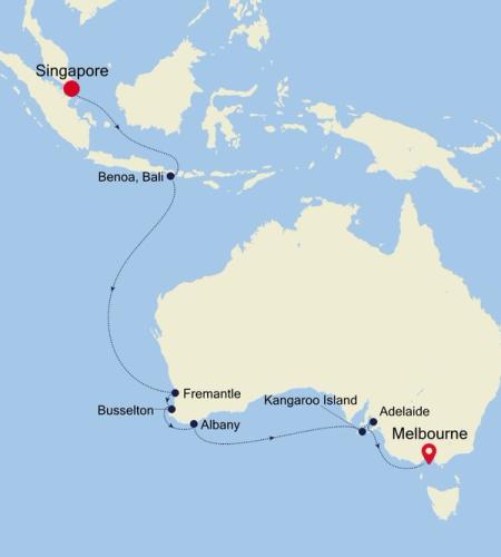 Singapore to Melbourne