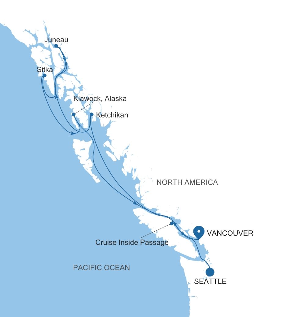 De Seattle (Washington) a Vancouver