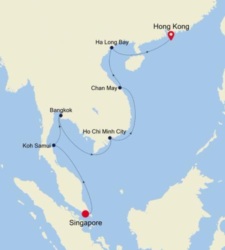 Singapore to Hong Kong