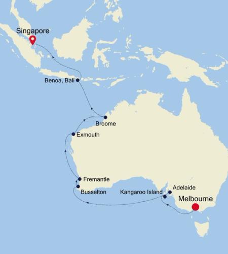 Melbourne to Singapore