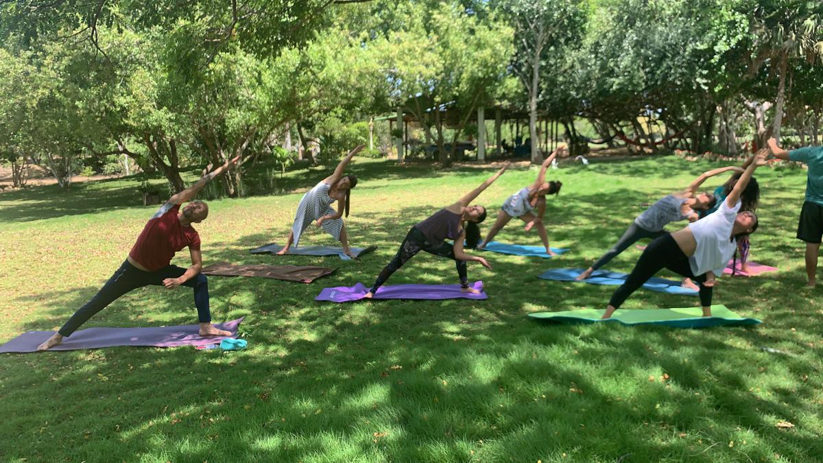 Yoga Class and Cartagena Old City