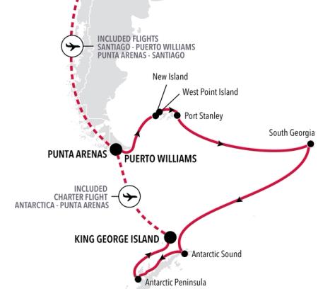 Puerto Williams a King George Island
