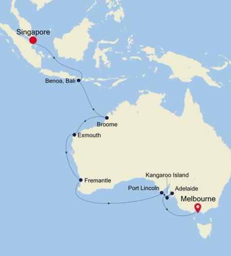 Singapore to Melbourne