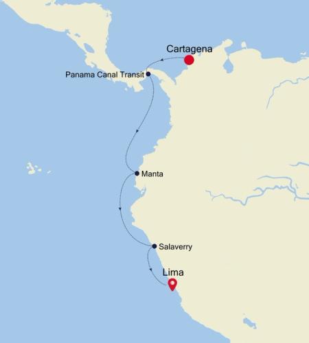 Cartagena to Lima (Callao)