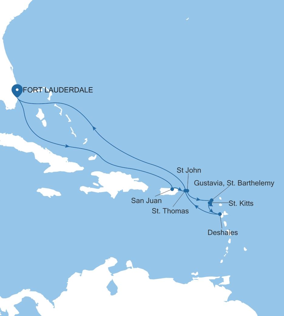 FORT LAUDERDALE, FLORIDA TO FORT LAUDERDALE, FLORIDA
