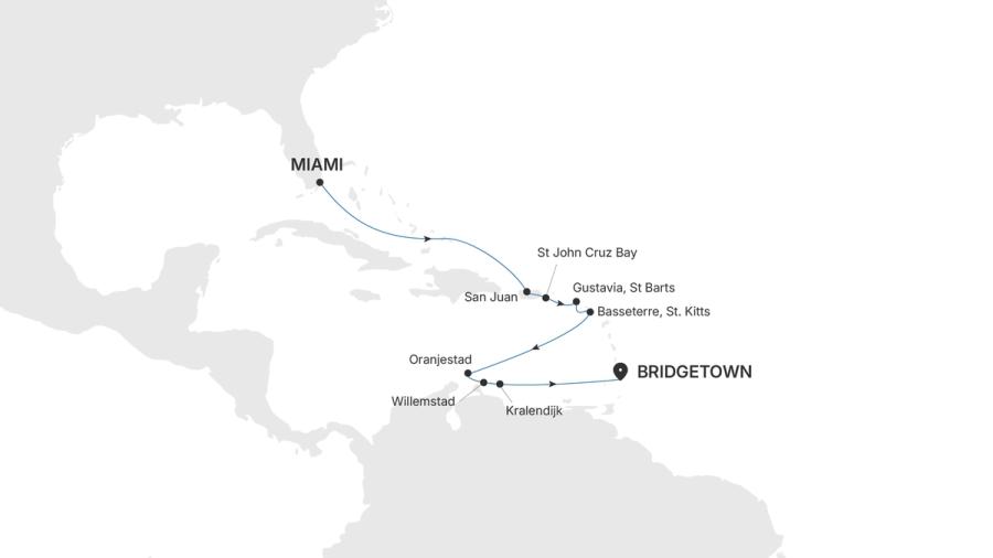 Miami, FL nach Bridgetown