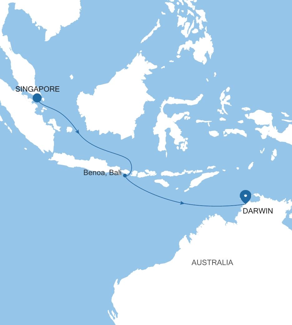 SINGAPORE TO DARWIN