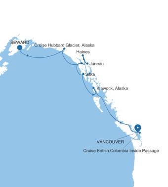 Seward (Anchorage, Alaska) to Vancouver