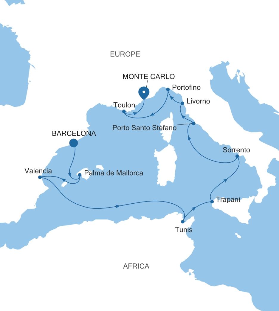 BARCELONA TO MONTE CARLO