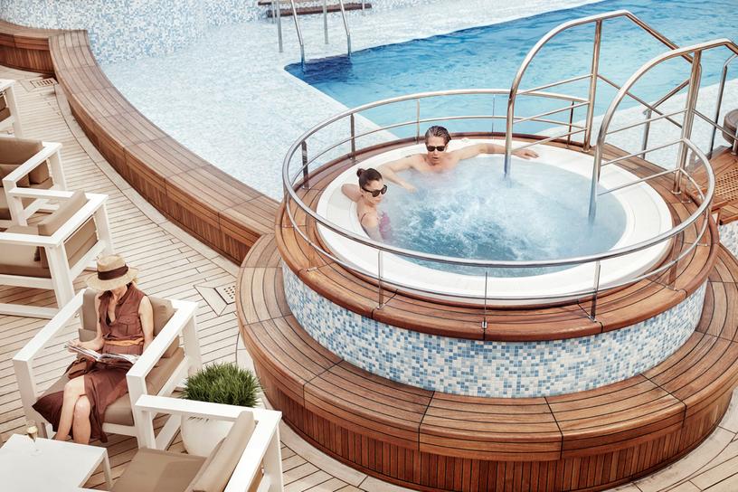Silver Muse - Pool Deck and Jaccuzzi Area