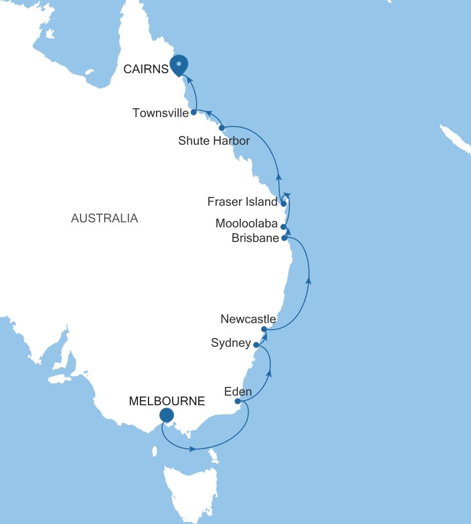 MELBOURNE TO CAIRNS