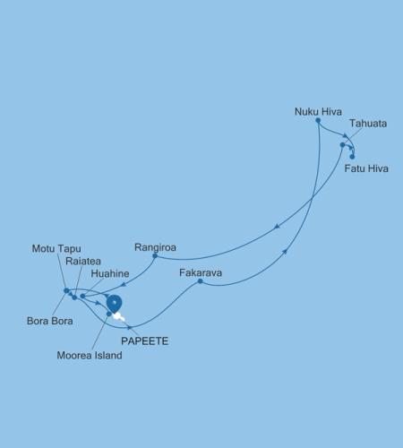 Papeete (Tahiti) nach Papeete (Tahiti)