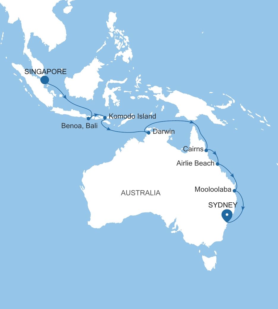 Singapore to Sydney cruise