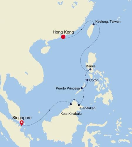 Hong Kong to Singapore