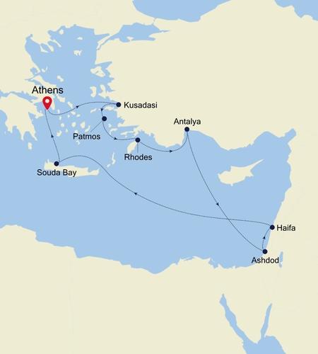 Athens (Piraeus) à Athens (Piraeus)
