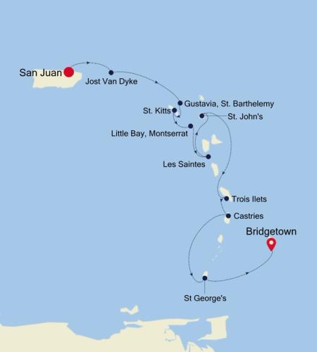 San Juan to Bridgetown