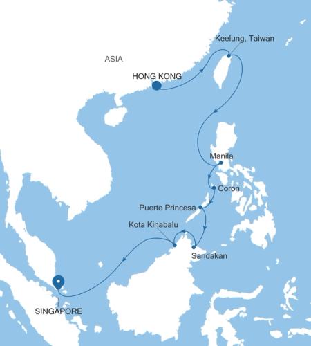 Hong Kong to Singapore
